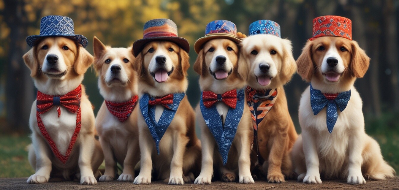Coordinating Outfits for Multiple Dogs